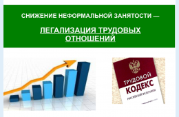 28.03.2023 Неформальная занятость населения | Администрация муниципального округа город Партизанск Приморского края Официальный сайт