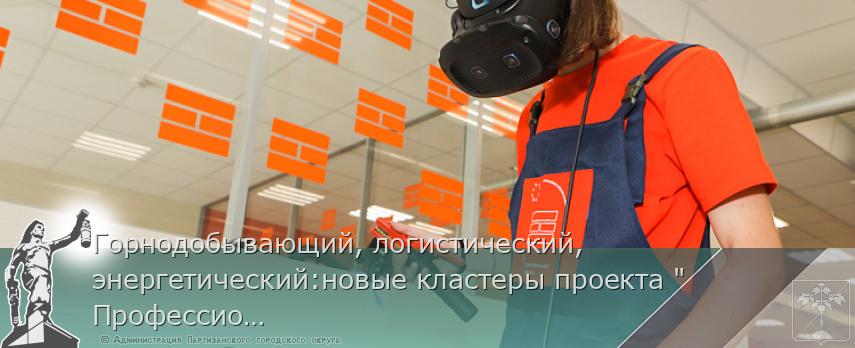Горнодобывающий, логистический, энергетический:новые кластеры проекта "Профессионалитет" появятся в Приморье в 2025 году | Администрация муниципального округа город Партизанск Приморского края Официальный сайт